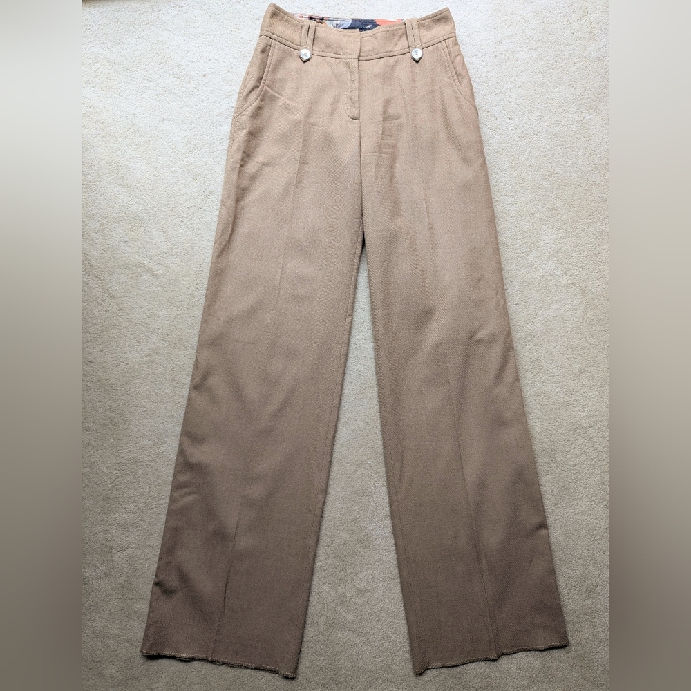 NWOT Ted Baker Wool Wide Leg Trousers - Size 1
